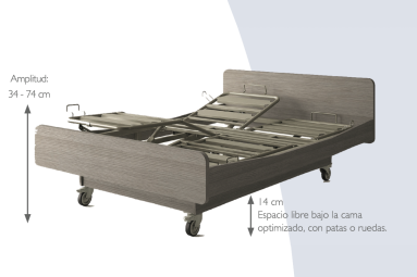 Cama Matrimonio Doble Articulada Elevable