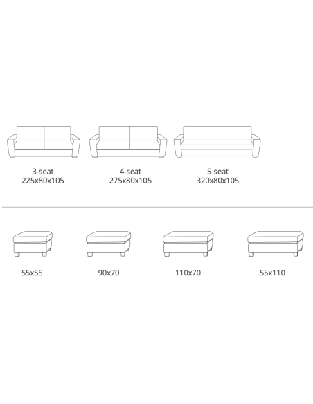 Sofá configurable Elysee | Armisen Care