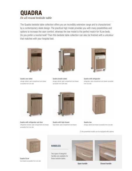 Mesa de noche Quadra | Armisen Care