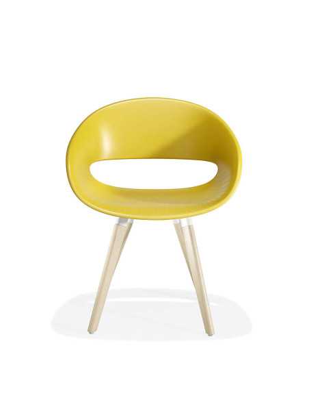 Silla Volpino asiento tapizado varios colores | Armisen Care