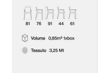 Silla Alessia ergonómica y ligera | Armisen Care 2