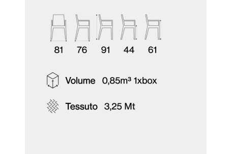 Silla Alessia ergonómica y ligera | Armisen Care