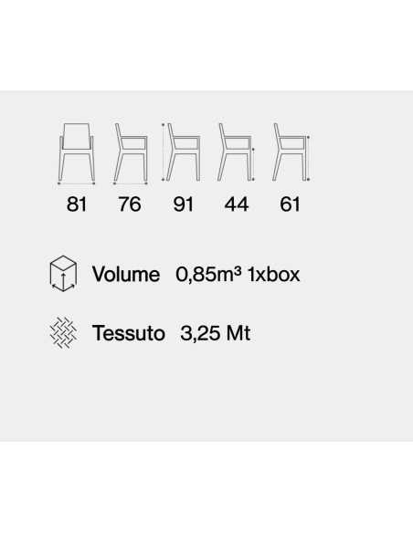 Silla Alessia ergonómica y ligera | Armisen Care