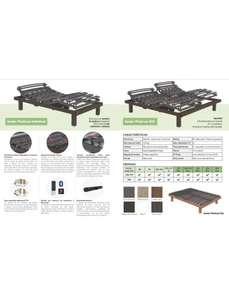 Somier platinum eléctrico | Armisen Care