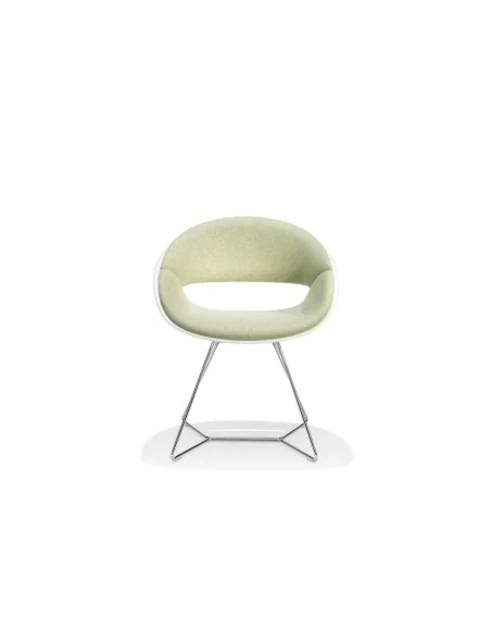 Silla Volpino asiento tapizado varios colores | Armisen Care