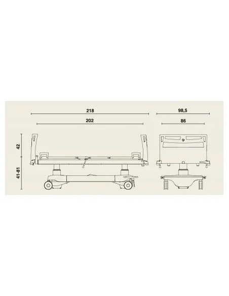 Cama hospitalaria NORA | Armisen Care