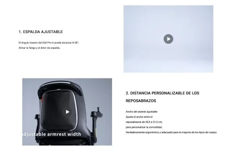 Silla de Ruedas Eléc. Robooter E60 Pro-A | Armisen Care