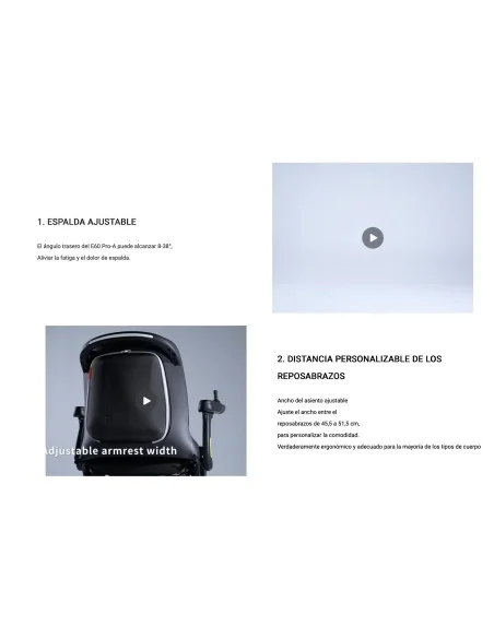 Silla de Ruedas Eléc. Robooter E60 Pro-A | Armisen Care