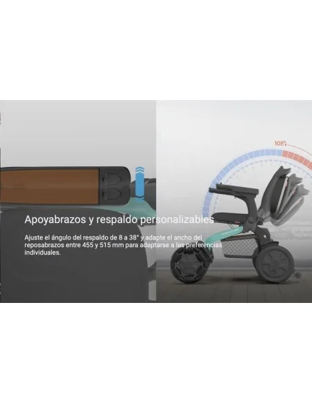 Silla de Ruedas Eléc. Robooter E60 Pro-A | Armisen Care