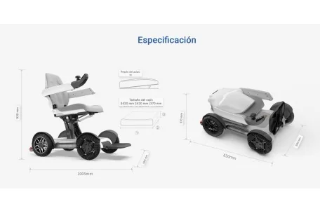 Silla de ruedas electrica Robooter X40 | Armisen Care