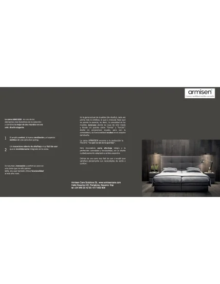 Cama de Matrimonio doble con elevación | Armisen Care