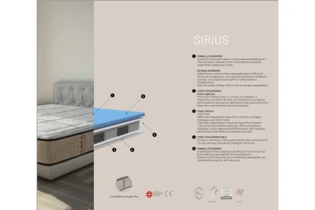 Colchón LUJO SIRIUS 4000 muelles | Armisen Care