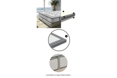 Colchón super premium de lujo DIADEMA nature 2