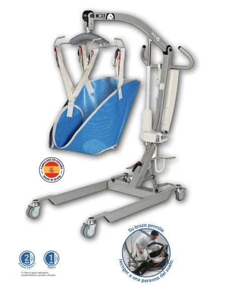 Grúa HOP transferencia desde el suelo | Armisen Care