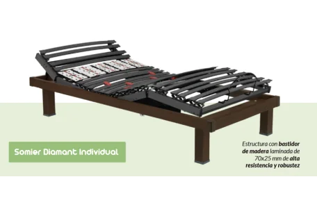 Cama Diamant eléctrica con mando Bluetooth | Armisen Care