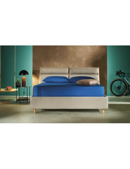 Cama Aurora con arcón tapizada moderna | Armisen Care