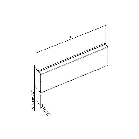 WALL MOUNTED HORIZONTAL TRACK_Plano