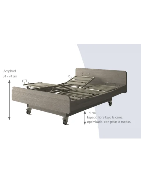 Cama Matrimonio Doble Articulada Elevable