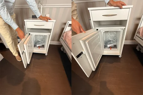 Quadra con Frigo oculto