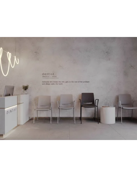 Silla apilable V-care varios colores | Armisen Care