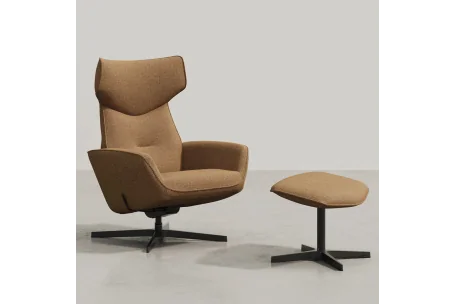 Sillón Barrique: diseño elegante con reposapiés y reclinación | Armisen Care