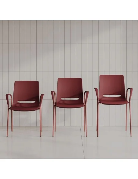 Silla apilable V-care varios colores | Armisen Care