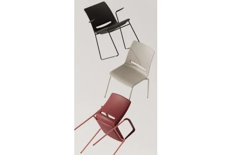 Silla apilable V-care varios colores | Armisen Care