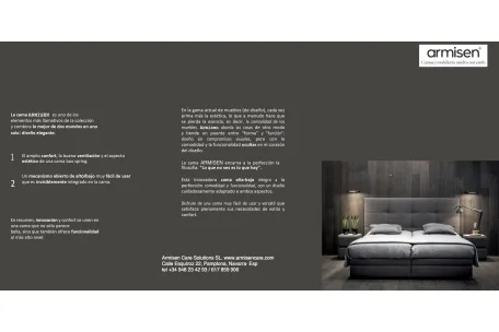 Cama de Matrimonio con carro elevador | Armisen Care