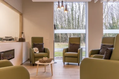 Sillón Peach – Relax ergonómico para centros sanitarios | Armisen Care 2