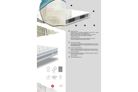 Colchón Altair: confort dual y 1250 muelles | Armisen Care