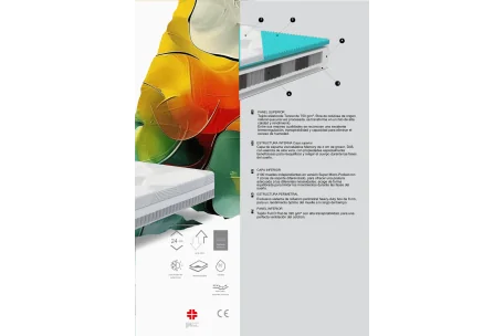 Colchón Polaris: tejido Tencel y 2100 muelles| Armisen Care