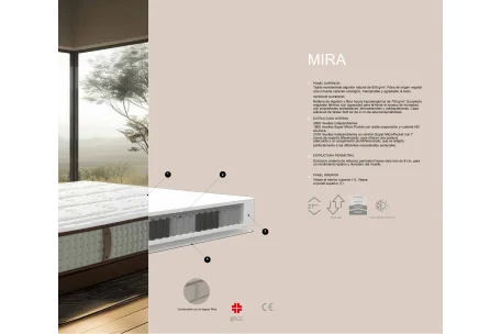 Colchón Alta Calidad MIRA: muelles y soporte ergonómico|Armisen Care
