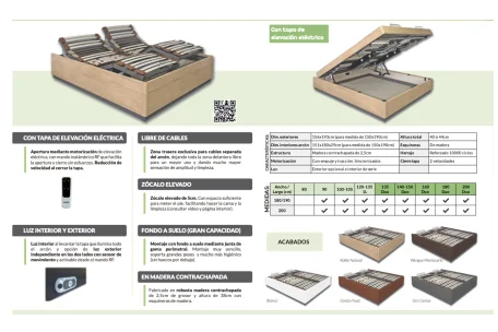 Canapé Gold Eléctrico todas las medidas| Armisen Care