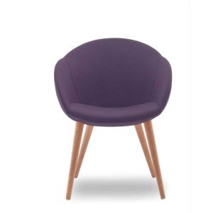 Silla FLOWER suave y con contención lateral. Soporta líquidos.