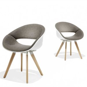 Silla VOLPINO de diseño con varias patas y asiento tapizado