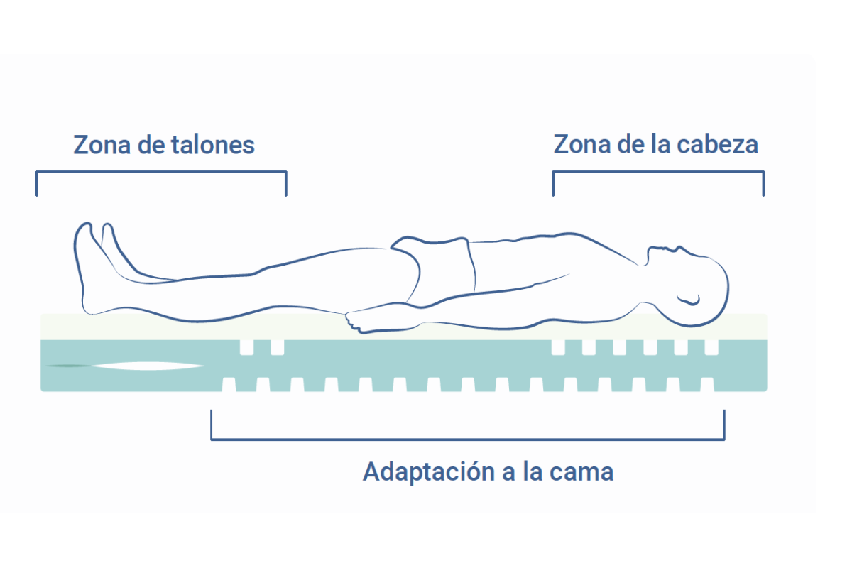 Colchón RVITA FORM 4 Dim. 200 x 90 x 16 cm FUNDA PHARMATEX