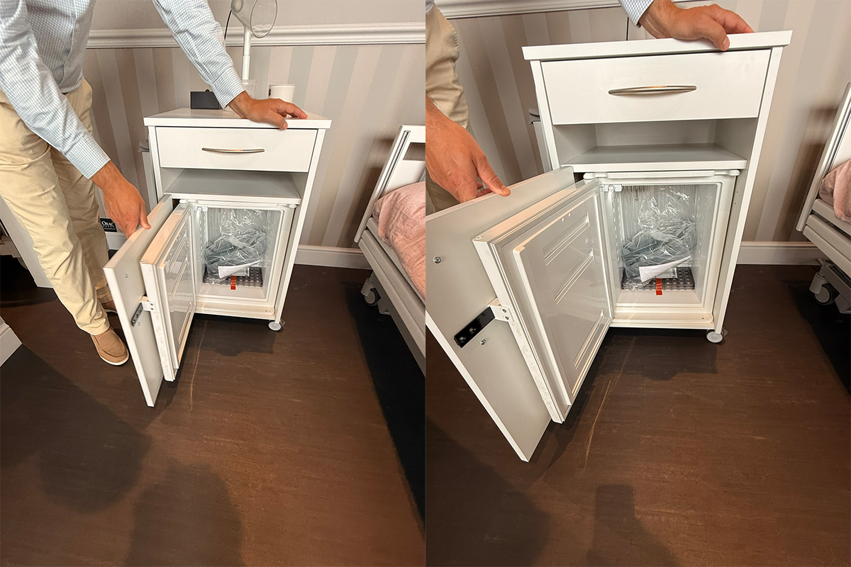 Quadra con Frigo oculto