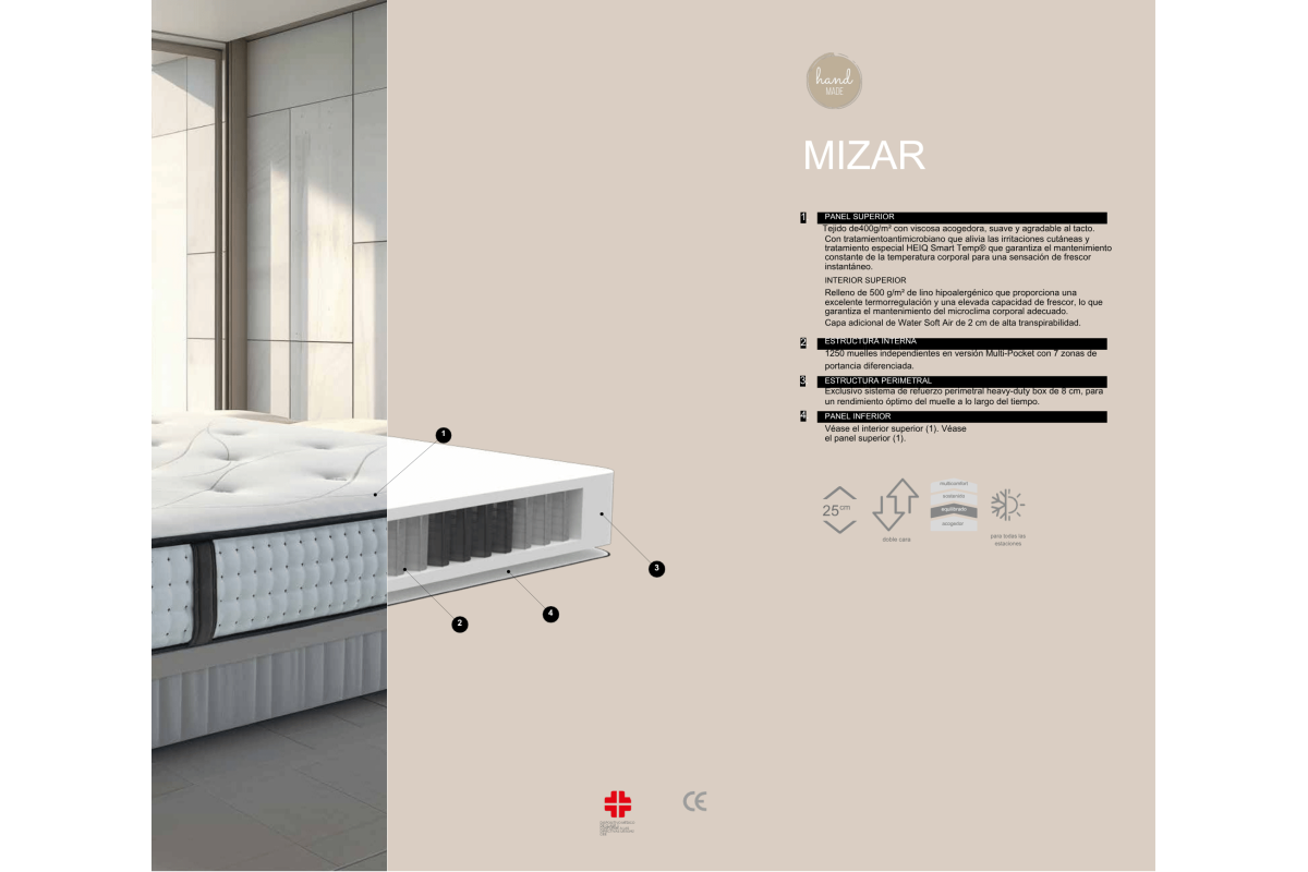 Colchón Mizar – Soporte Firme y Eficiente