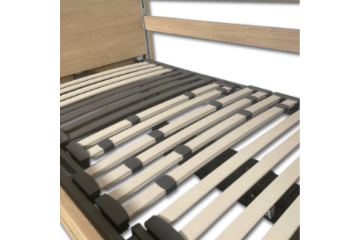 CAMA IRIS CON BARANDILLAS MADERA O ACERO