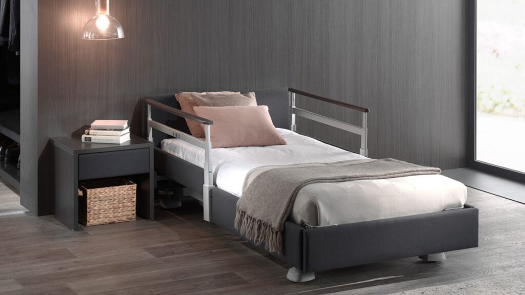 cama con barandillas