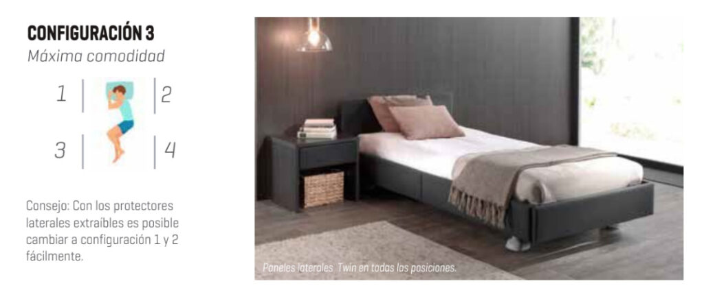 configuracion cama 3