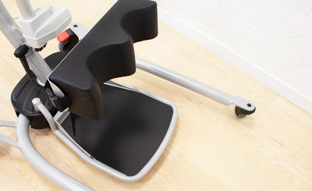 detalle de la grua para pacientes