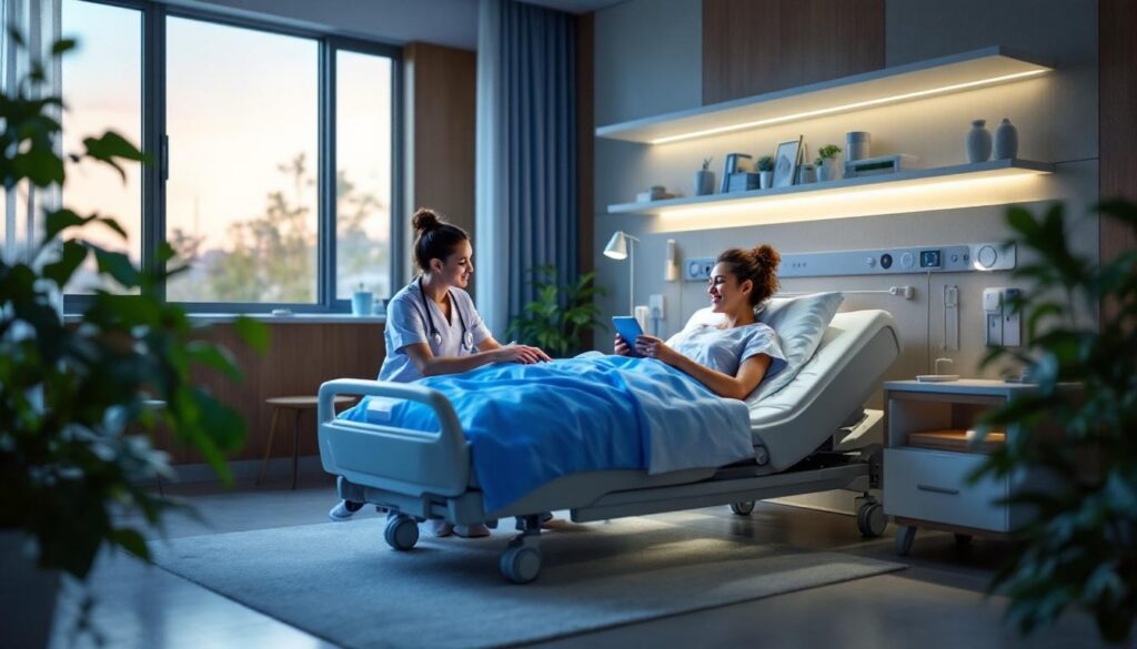 paciente en el hospital