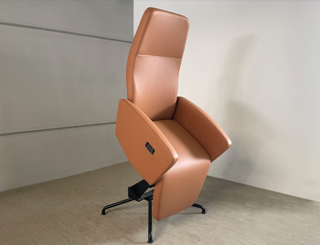 sillon naranja levantado