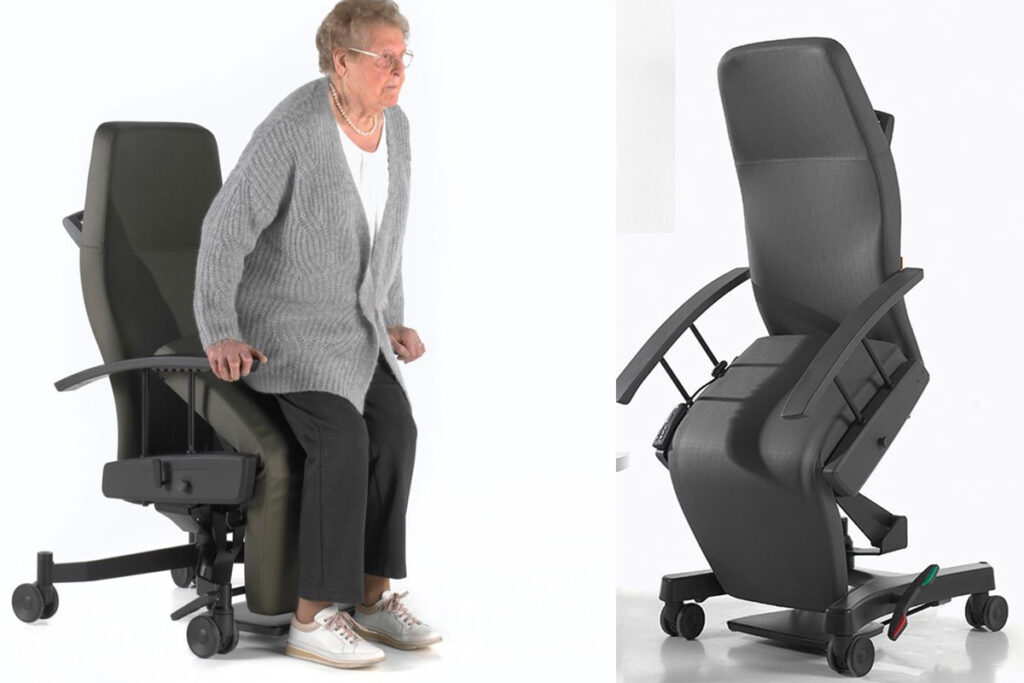 sillon zenso elift con senora