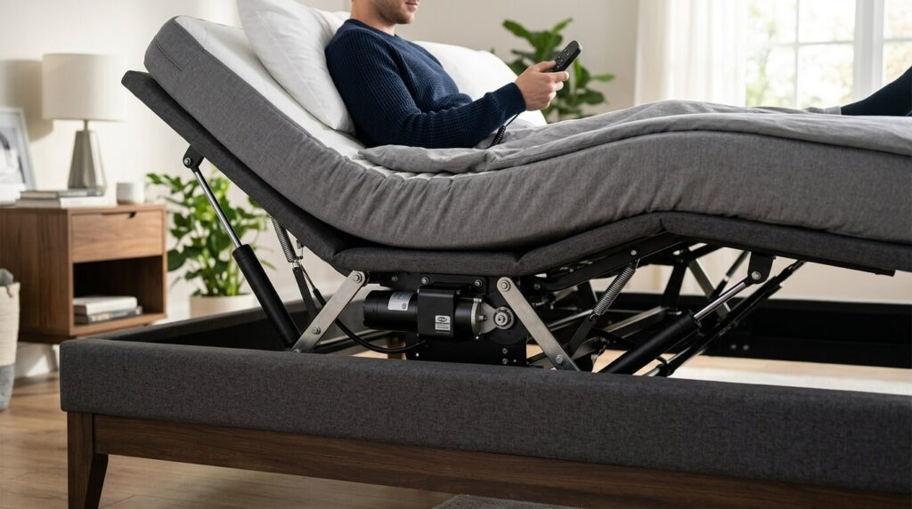 motor en cama articulada