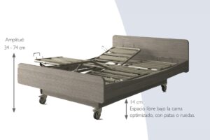 Cama Matrimonio Doble Articulada Elevable