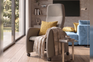 Sillón DOMUS EASY RECLINABLE: confort, seguridad e independencia para entornos asistenciales y domiciliarios