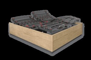 CANAPÉ ARTICULADO CLASSIC PLATINUM CON TAPA DE ELEVACIÓN ELÉCTRICA