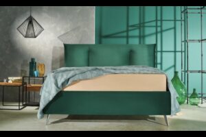 CAMA VENUS TAPIZADA CON ARCÓN